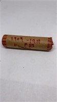 Roll of 1909 to 1919 PDS wheat pennies
