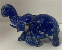 Blue Lapis Elephant Figurine