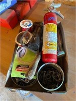 Small Fire Extinguisher and Miscellaneous Tools