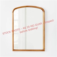 Threshold  wooden arch mirror