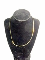 18 INCH NECKLACE - MARKED: 14K - ITALY