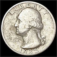 1932-S Washington Silver Quarter LIGHTLY