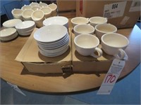 LOT, COFFEE CUPS & SAUCERS