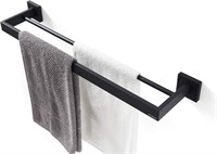 BUVELOT Towel Bar  Rack  Double  Matte Black