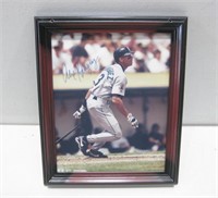 Framed Autographed Alex Rodriguez Photo See Info