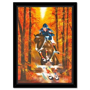 Victor Spahn, "Show Jumping" framed limited editio