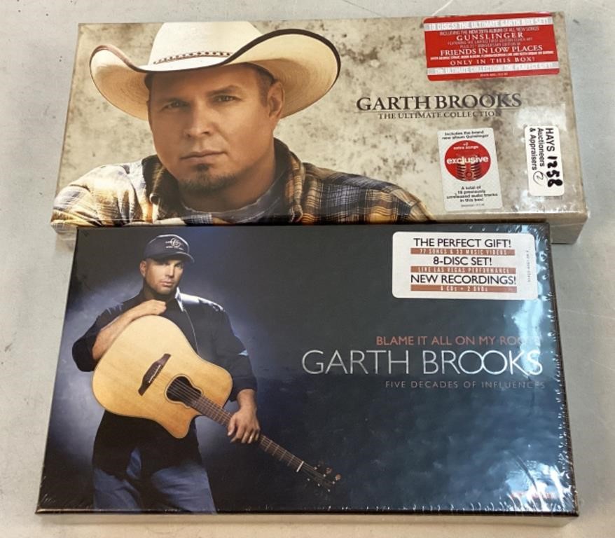 (2) Garth Brooks CD Collections, Sealed