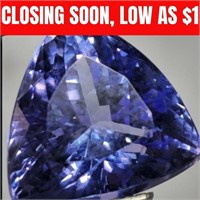 $7000  Genuine Tanzanite(6.66ct)