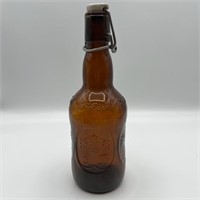 Grolsch embosses beer bottle w/swing cap