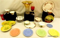 Assorted China & Glassware Collectible Lot