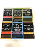 Six Thomas Jefferson books by Dumas Malone