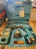 Makita Rechargeable Drill, 2 Batteries, Charger