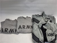 2 Army PT Jackets - 2 PT Shirts