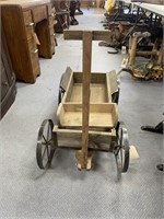 Child's Metal Wheeled Wagon