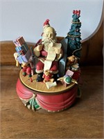 Vintage Santa / Christmas Music Box