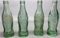 Antique Coca Cola Local Glass Bottles Mattoon