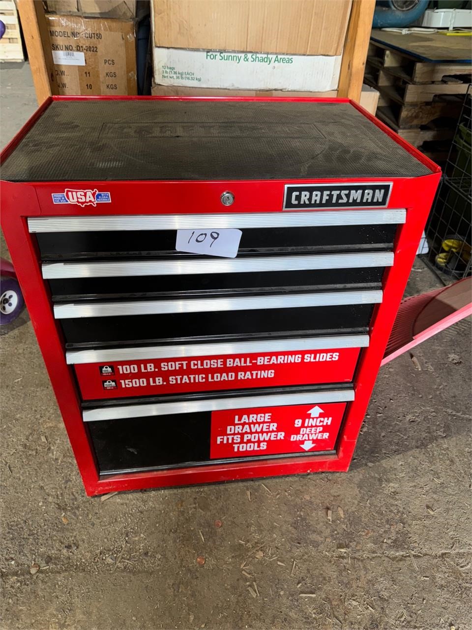 Like new craftsmen tool box with keys