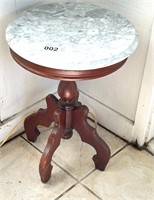 ROUND MARBLE TOP SMALL TABLE