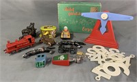 Toy Table Lot Antique & Vintage