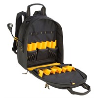 DEWALT 33 Pocket Lighted USB Tool Backpack