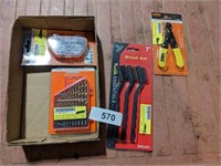 Wire Brushes, Drill Bit Set & Wire Cutter