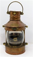 Masthead Copper And Brass Oil Lantern