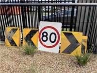 ASSORTED ROAD SIGNS