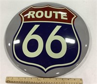 Metal Route 66 sign