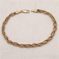 10K Gold 7" Bracelet