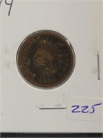 1884 INDIAN CENT