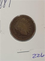 1887 INDIAN CENT