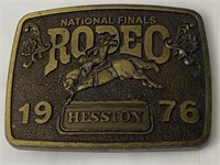 1976 Heston Rodeo Belt Buckle