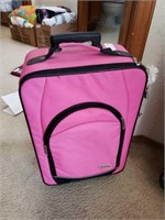Pink Carry-on Suitcase