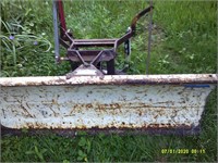 front Plow attachment for sears garden tractor