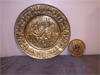 Old Brass Wall Plaques