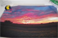 20 x 30 in sunset poster