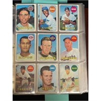 1969 Topps Baseball Complete Set In Binder