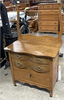 Antique Oak Wash Stand.