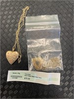 x2 Heart Locket Necklaces