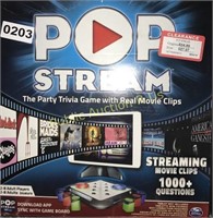 POP STREAM $34 RETAIL PARTY TRIVIA GAME