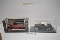 1936 Ford Convertible & 1938 Chevy Panel Truck