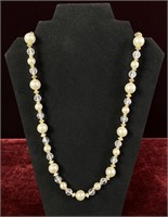 Plastic Bead Costume Jewelry Necklace