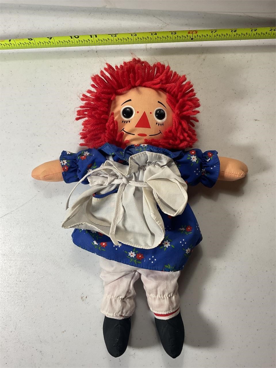 Vintage Raggedy Ann 12” doll