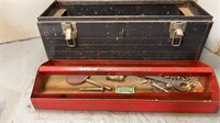 Metal Tool Box With Contents