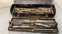 Metal Tool Box With Contents