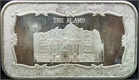 1oz The Alamo silver bar