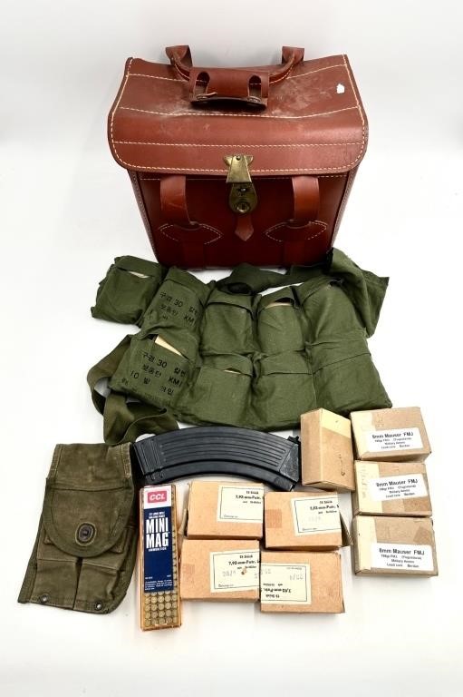 Collection of Military Ammunition Items