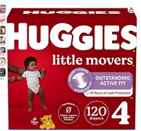 Huggies Little Movers 120ct sz 4