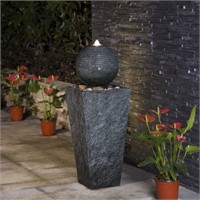 Glitzhome Patio Fountain Waterfall  31.69H