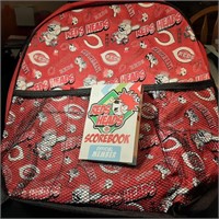 Cincinatti Reds Heads Backpack and Coupon Book